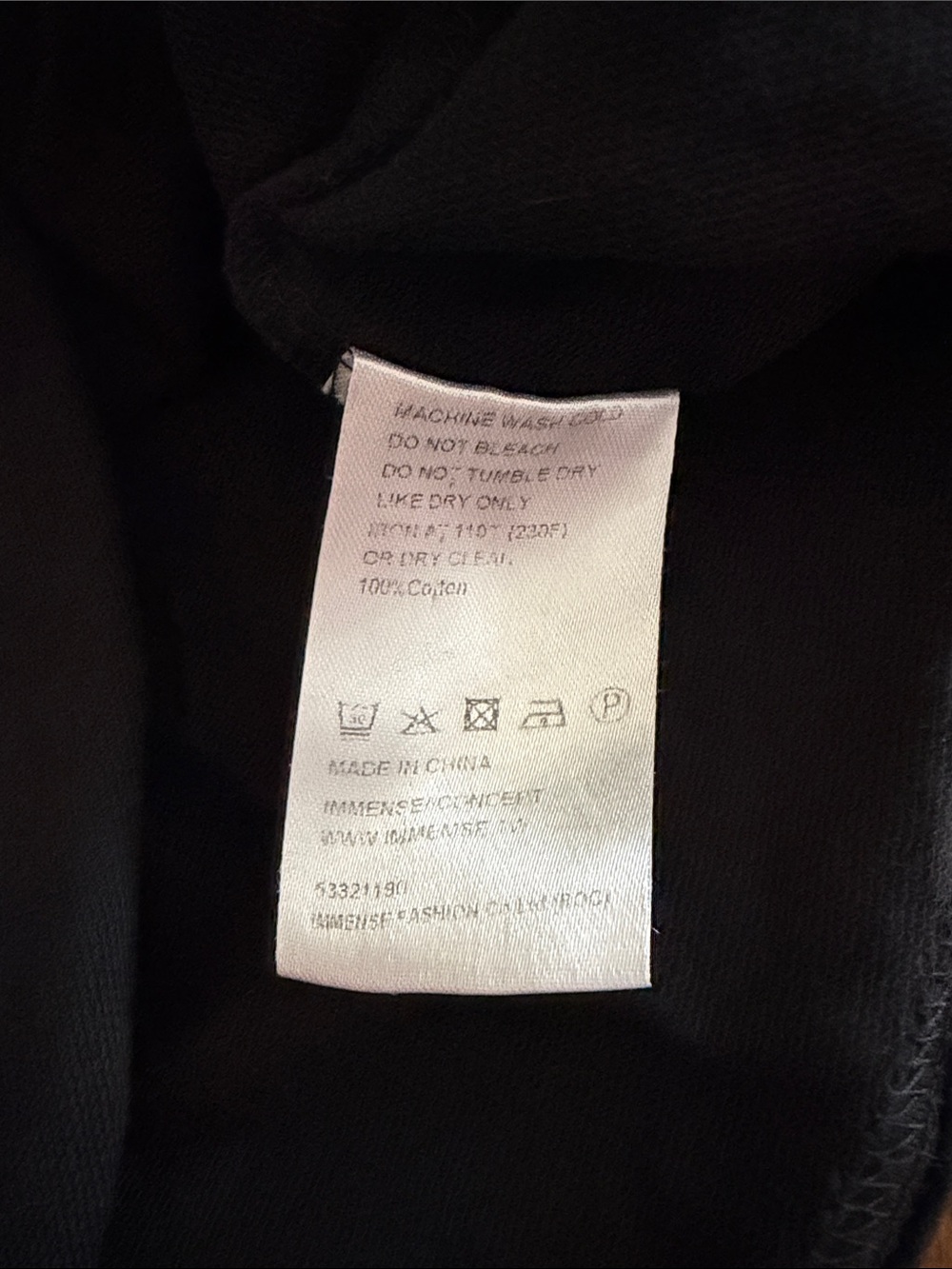 IMMENSE.TW Black T Shirt High End Avant Garde Fashion Raw Sleeve & Hem Cotton - Picture 11 of 11
